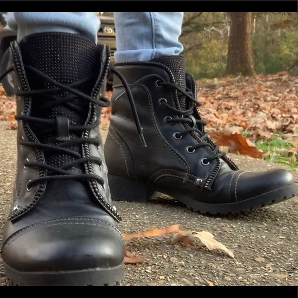 Guess Black Combats With Studs - Picture 7 of 16